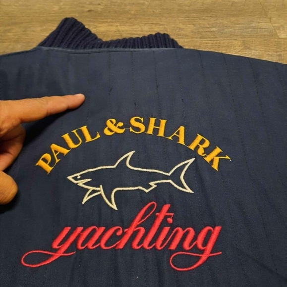 Vintage Paul and shark yachting reversible heavy weight jacket - Picture 8 of 9